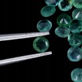 Szmaragdy kamienie naturalne 4.05ct 55 sztuk