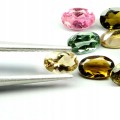 Turmaliny kamienie naturalne IF-VVS 4.06ct 13 sztuk
