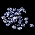 Tanzanity 29 sztuk kamienie naturalne IF-VVS 3.7ct