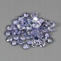 Tanzanity 48 sztuk kamienie naturalne IF-VVS 4.2ct