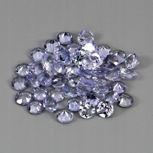 Tanzanity 48 sztuk kamienie naturalne IF-VVS 4.2ct