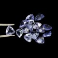 Tanzanity 14 sztuk kamienie naturalne VVS 4.08ct