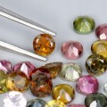 Turmaliny kamienie naturalne IF-VVS 5.2ct 35 sztuk