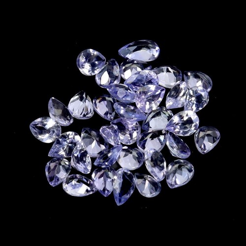 Tanzanity 36 sztuk kamienie naturalne VVS 5.12ct