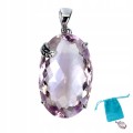 Wisiorek srebrny 925 naturalny 33ct ametryn