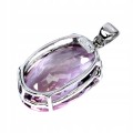 Wisiorek srebrny 925 naturalny 33ct ametryn