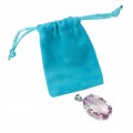 Wisiorek srebrny 925 naturalny 33ct ametryn