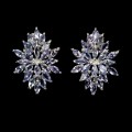 925 Srebro delikatne eleganckie kolczyki naturalne tanzanity piękne 3