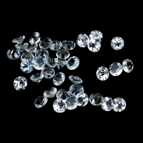 Akwamaryny kamienie naturalne 38 sztuk IF-VVS 4.15ct