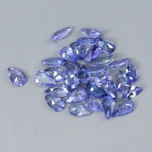 Tanzanity 32 sztuki kamienie naturalne VVS 4.6ct