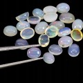 Opale ogniste 5.05ct kamienie naturalne 24 sztuki IF AAA