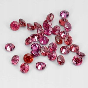 Granaty rodolity kamienie naturalne 31 sztuk 3.95ct
