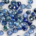 Szafiry niebieskie kamienie naturalne 4.1ct 64 sztuki