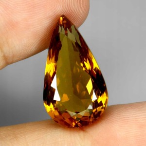 Cytryn kamień naturalny 17.89ct VVS