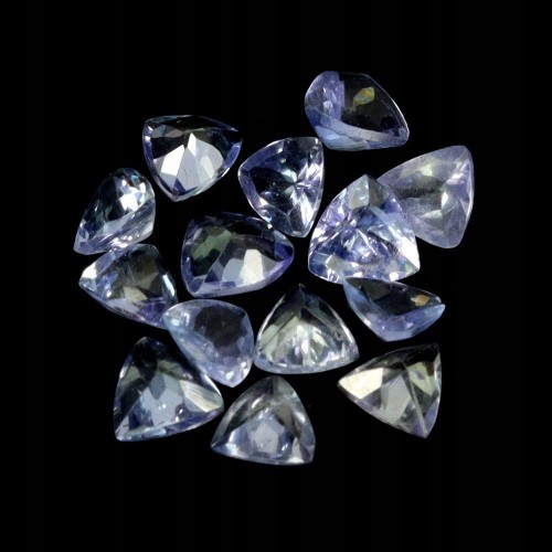 Tanzanity 14 sztuk kamienie naturalne VVS 4.14ct