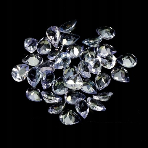 Tanzanity 35 sztuk kamienie naturalne IF VVS 5ct