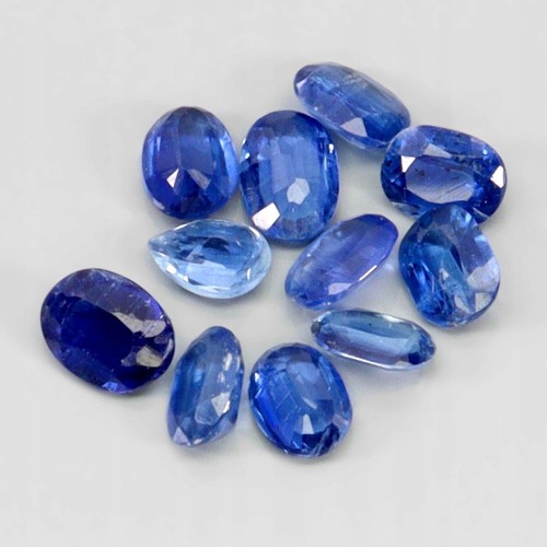 Kianity kamienie naturalne SI1 4.09ct 10 sztuk
