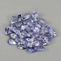 Tanzanity 35 sztuk kamienie naturalne VVS 4.6ct