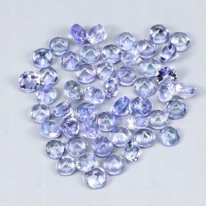 Tanzanity 50 sztuk kamienie naturalne IF VVS 4ct