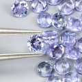 Tanzanity 50 sztuk kamienie naturalne IF VVS 4ct