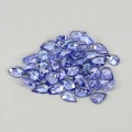 Tanzanity 40 sztuk kamienie naturalne VVS 4.05ct