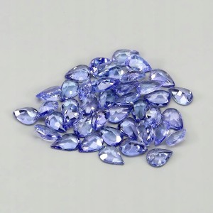 Tanzanity 40 sztuk kamienie naturalne VVS 4.05ct