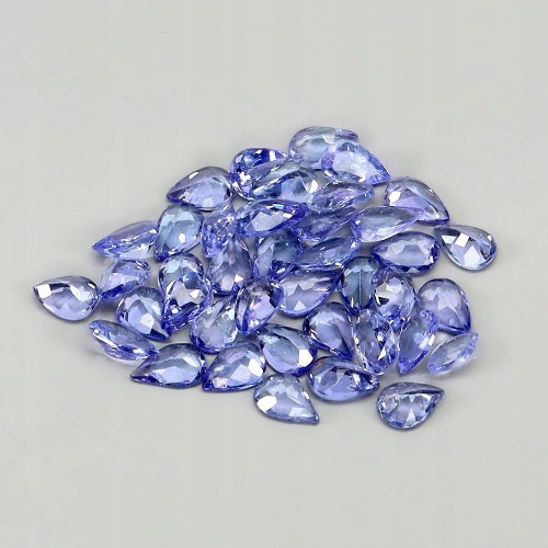 Tanzanity 40 sztuk kamienie naturalne VVS 4.05ct