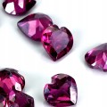 Granaty rodolity kamienie naturalne 16 sztuk szlif serce 4.2ct