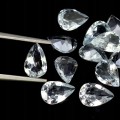 Akwamaryny kamienie naturalne 12 sztuk IF-VVS 5.18ct