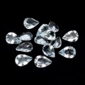 Akwamaryny kamienie naturalne 12 sztuk IF-VVS 5.18ct