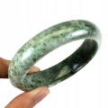 Artystyczna bransoletka 332ct jadeit naturalny kamień śr. 5.8cm