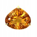Zjawiskowy pierścionek srebrny naturalny ogromny 34.2ct cytryn r 17.5 925