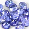 Tanzanity 16 sztuk kamienie naturalne IF VVS 4.27ct
