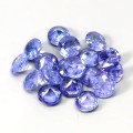Tanzanity 16 sztuk kamienie naturalne IF VVS 4.27ct