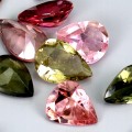 Turmaliny kamienie naturalne IF-VVS 5.18ct 20 sztuk
