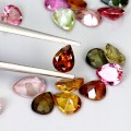 Turmaliny kamienie naturalne IF-VVS 5.18ct 20 sztuk