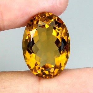 Cytryn kamień naturalny 12.7ct VVS