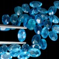 Apatyty paraiba blue kamienie naturalne 7.75ct 38 sztuk