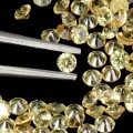 Szafiry żółte kamienie naturalne 4.02ct 76 sztuk IF-VVS