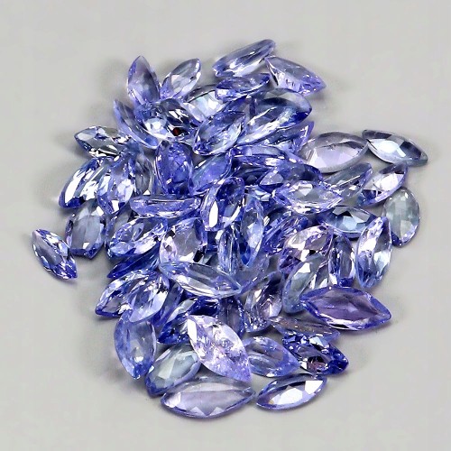 Tanzanity 67 sztuk kamienie naturalne IF VVS 4.29ct