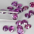 Granaty rodolity kamienie naturalne 20 sztuk 6.6ct IF VVS