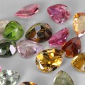 Turmaliny kamienie naturalne IF-VVS 4.24ct 18 sztuk