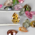 Turmaliny kamienie naturalne IF-VVS 4.24ct 18 sztuk