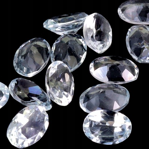 Akwamaryny kamienie naturalne 16 sztuk IF-VVS 5.06ct