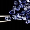 Tanzanity 29 sztuk kamienie naturalne IF VVS 5.45ct