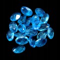 Apatyty paraiba blue kamienie naturalne 4.04ct 20 sztuk