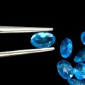 Apatyty paraiba blue kamienie naturalne 4.04ct 20 sztuk