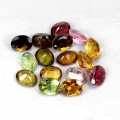 Turmaliny kamienie naturalne IF-VVS 6.40ct 15 sztuk