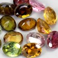 Turmaliny kamienie naturalne IF-VVS 6.40ct 15 sztuk