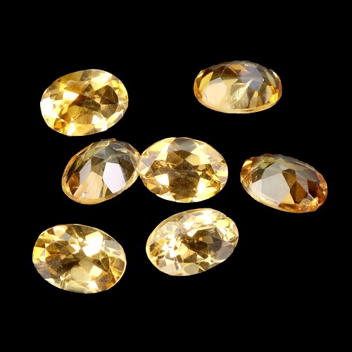 Cytryny kamienie naturalne 7 sztuk 4ct